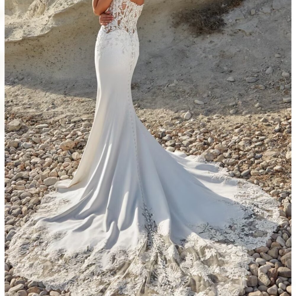 Eddy K Wedding Dress DR2202 AURA - Picture 2 of 4